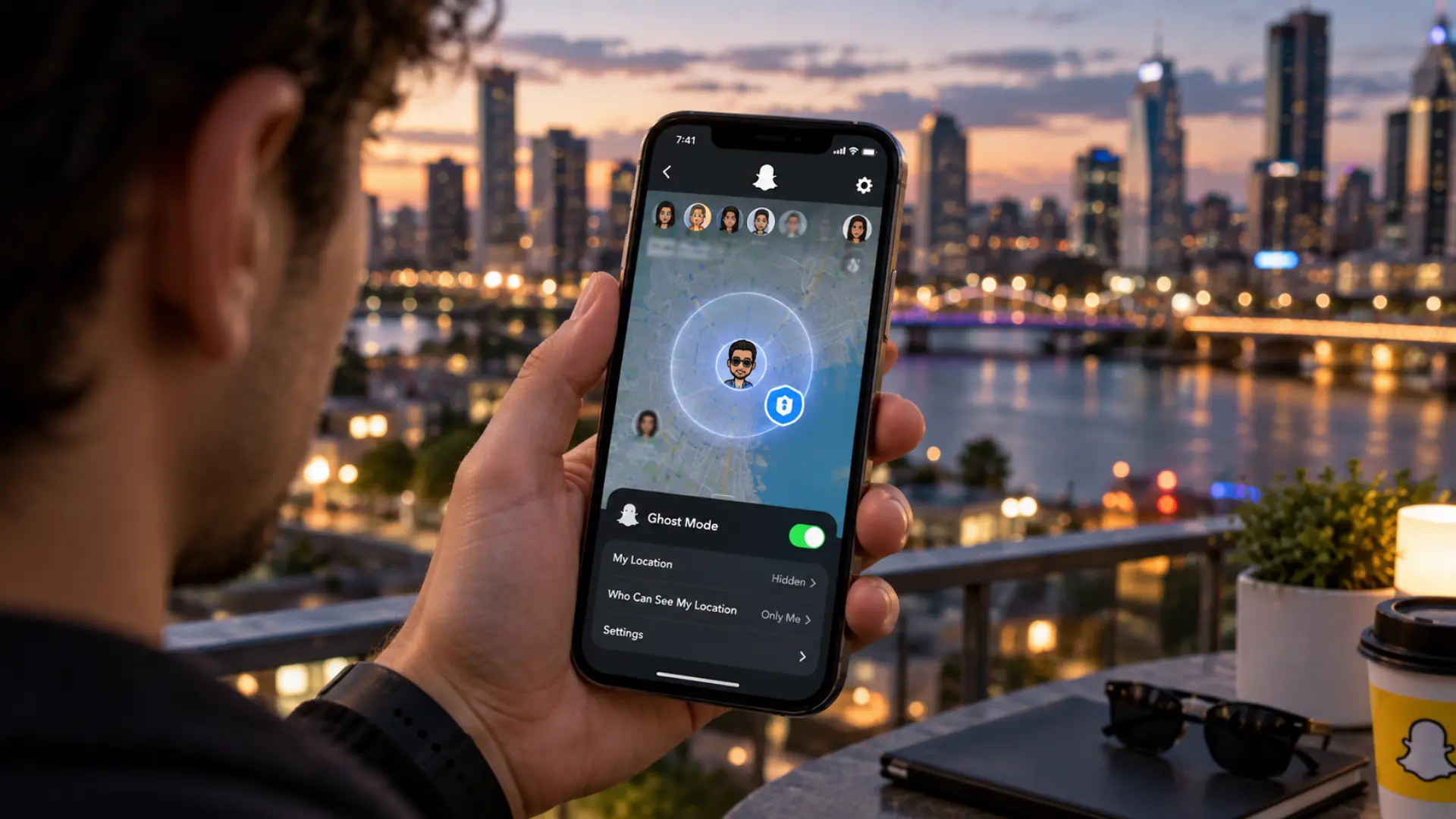 Snapchat privacy settings and Ghost Mode