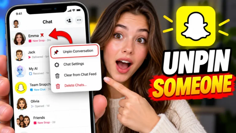 How to Unpin Someone on Snapchat - ( Step-by-Step Guide 2026 )
